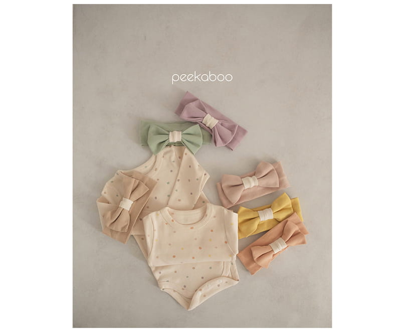 Peekaboo - Korean Baby Fashion - #onlinebabyshop - Tok Bodysuit Set - 5