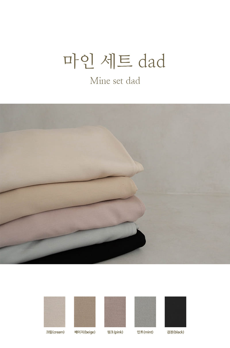 Peekaboo - Korean Women Fashion - #momslook - Mine Top Bottom Set Dad