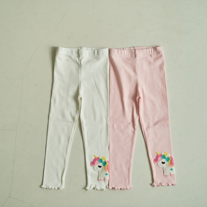 Pepper Mint - Korean Children Fashion - #childofig - Unicorn Sticky Pants