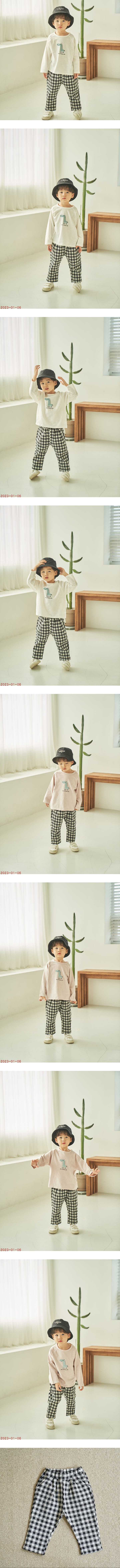 Pepper Mint - Korean Children Fashion - #discoveringself - Check Pants