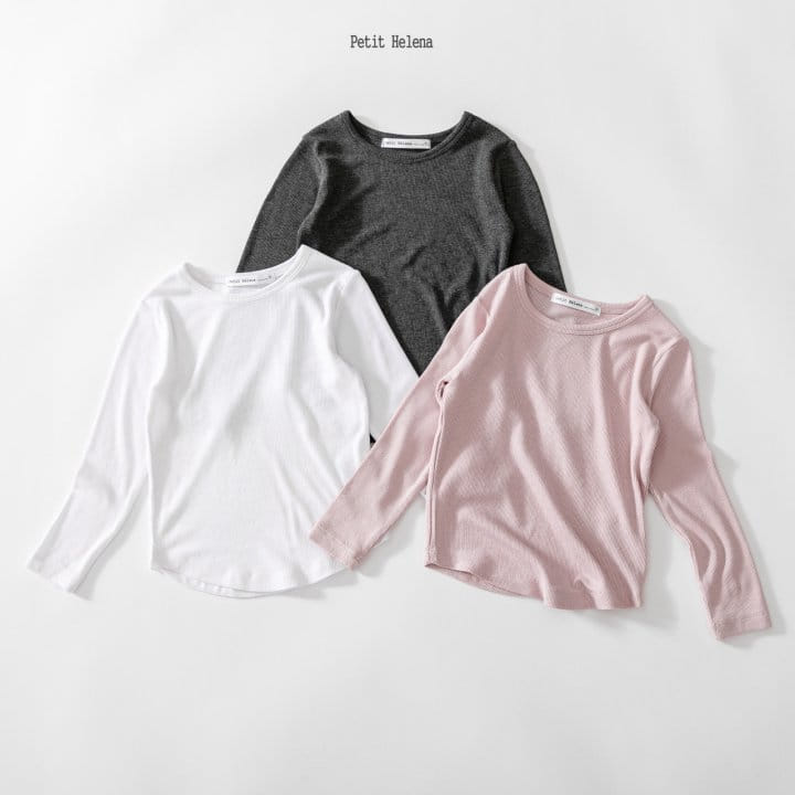 Petit Helena - Korean Children Fashion - #childofig - Bone Rib Tee - 7