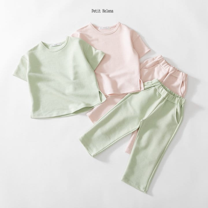 Petit Helena - Korean Children Fashion - #childofig - Clare Top Bottom Set - 2