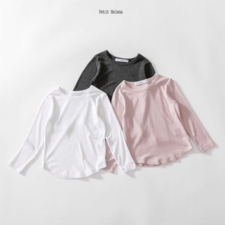 Petit Helena - Korean Children Fashion - #magicofchildhood - Bone Rib Tee - 3