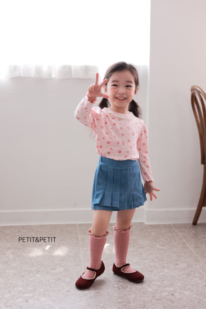 Petit & Petit - Korean Children Fashion - #kidzfashiontrend - Sugar Flower Lace Tee - 4