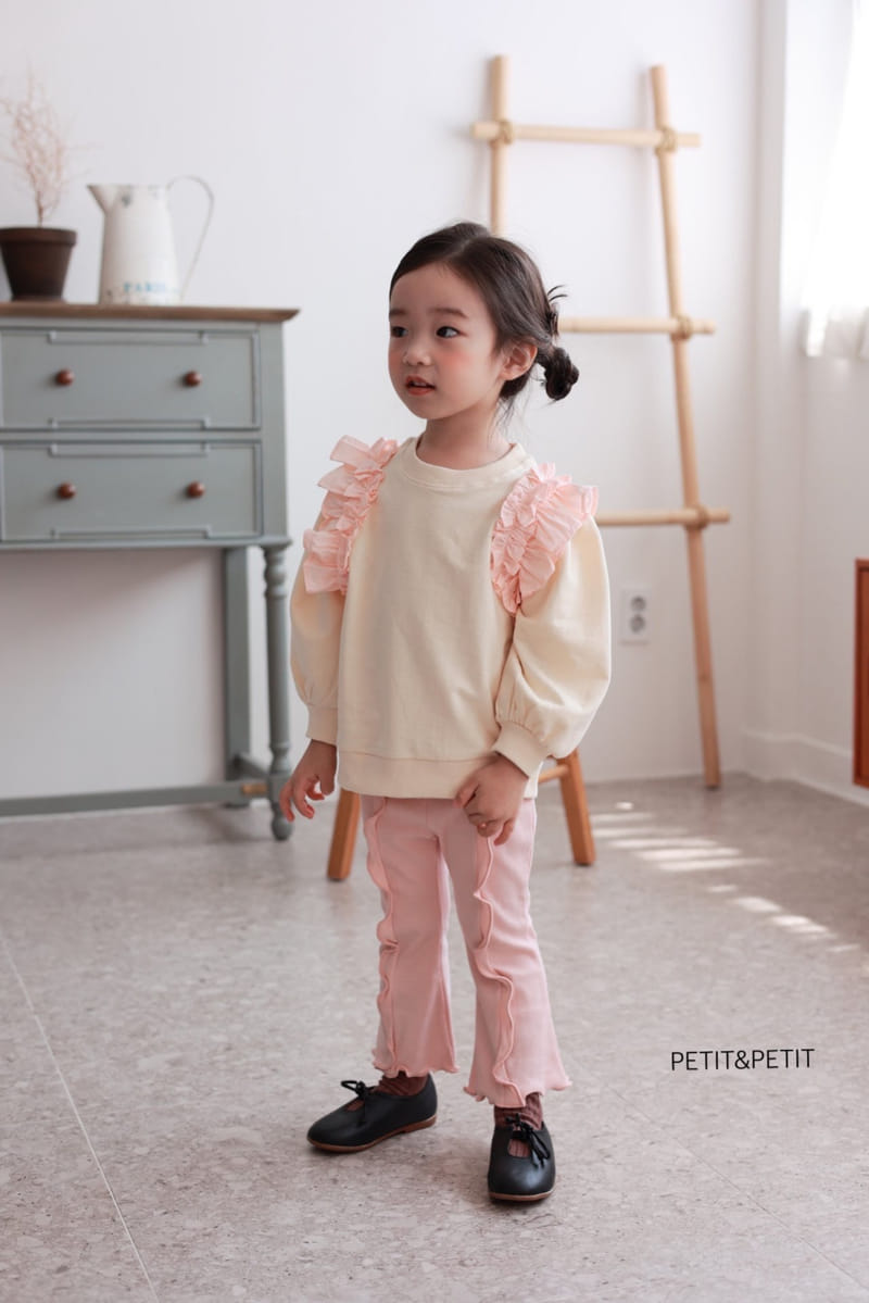 Petit & Petit - Korean Children Fashion - #childofig - Frill Sweatshirt - 11