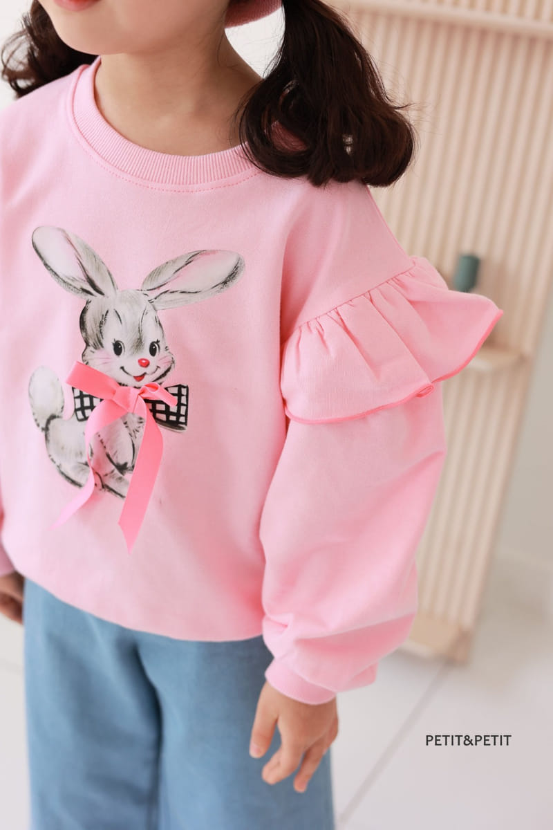 Petit & Petit - Korean Children Fashion - #childofig - Ribbon Rabbit Swaetshirt - 9