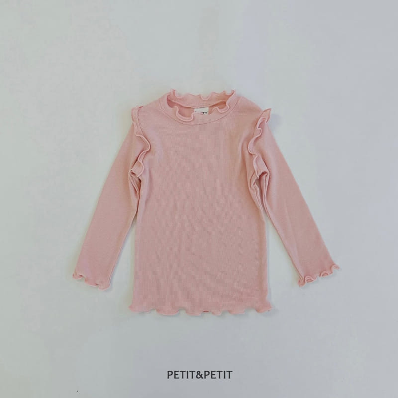 Petit & Petit - Korean Children Fashion - #childofig - Frill Terry Tee - 3