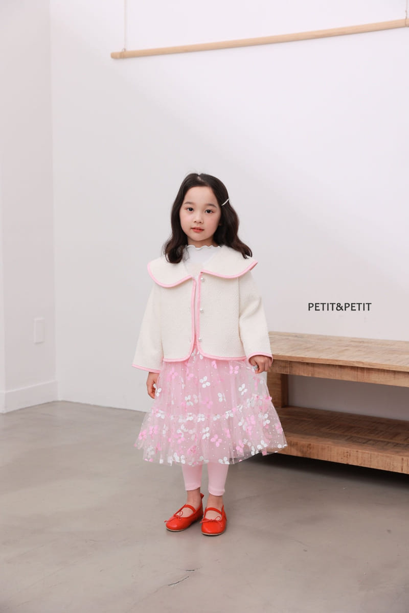 Petit & Petit - Korean Children Fashion - #childofig - Butterfly Sha Skirt Leggings - 5