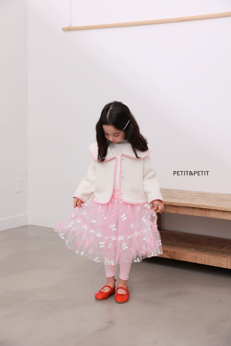 Petit & Petit - Korean Children Fashion - #childofig - Butterfly Sha Skirt Leggings - 6