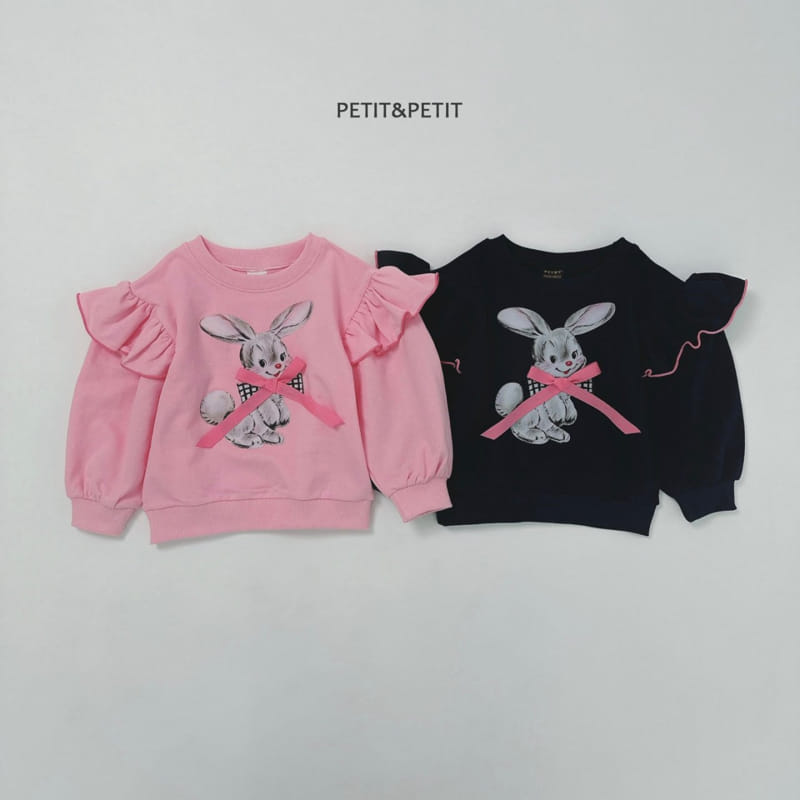 Petit & Petit - Korean Children Fashion - #childrensboutique - Ribbon Rabbit Swaetshirt - 10