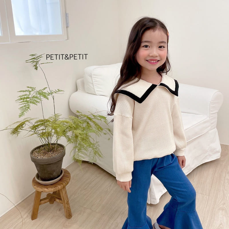 Petit & Petit - Korean Children Fashion - #childrensboutique - Waffle Sailor Tee - 6