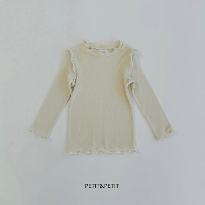 Petit & Petit - Korean Children Fashion - #childofig - Frill Terry Tee - 4