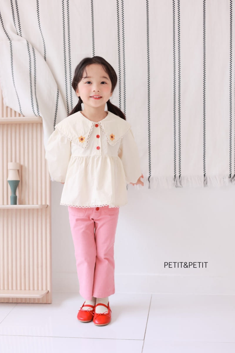 Petit & Petit - Korean Children Fashion - #designkidswear - Embrodiery Blouse