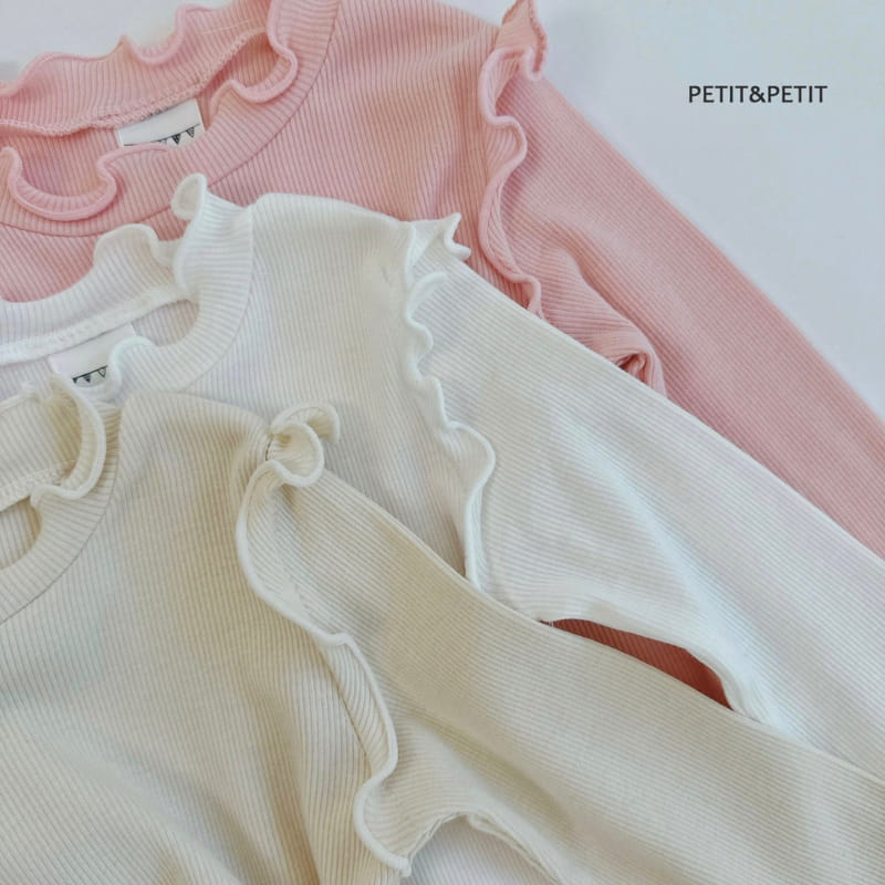 Petit & Petit - Korean Children Fashion - #designkidswear - Frill Terry Tee - 5