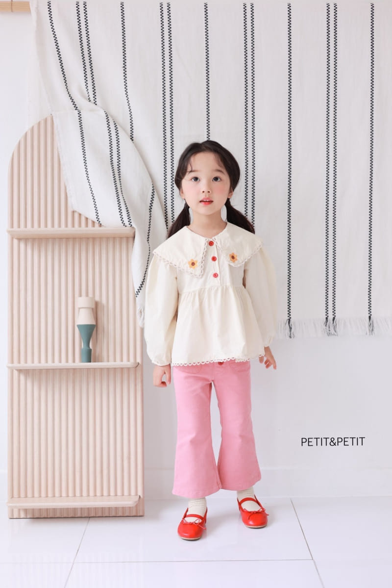 Petit & Petit - Korean Children Fashion - #discoveringself - Embrodiery Blouse - 2