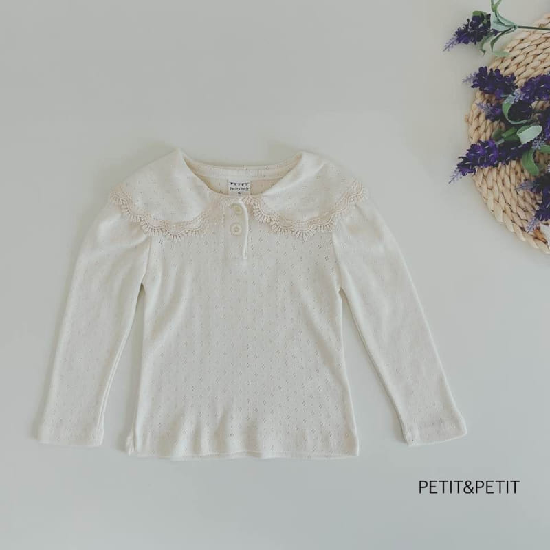 Petit & Petit - Korean Children Fashion - #discoveringself - Eyelet Blouse