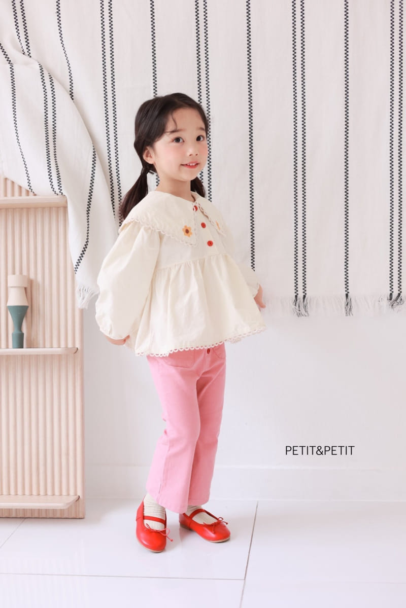 Petit & Petit - Korean Children Fashion - #fashionkids - Embrodiery Blouse - 3