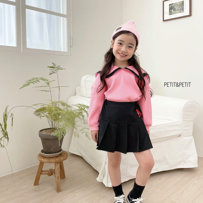 Petit & Petit - Korean Children Fashion - #fashionkids - Waffle Sailor Tee - 9