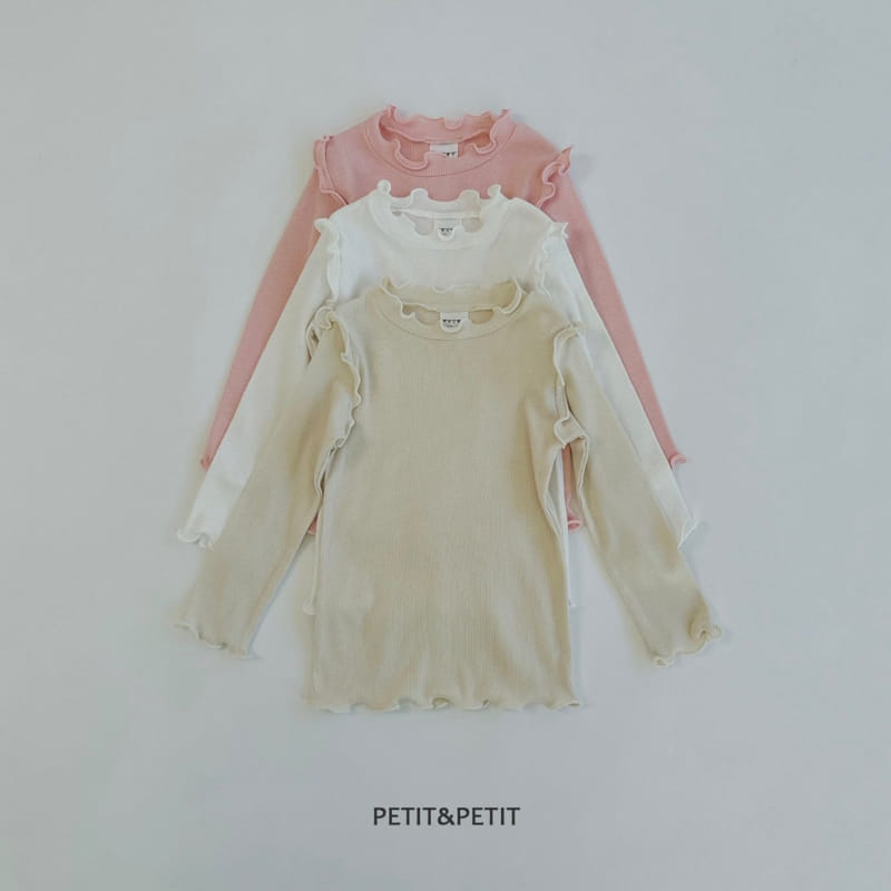 Petit & Petit - Korean Children Fashion - #fashionkids - Frill Terry Tee - 7