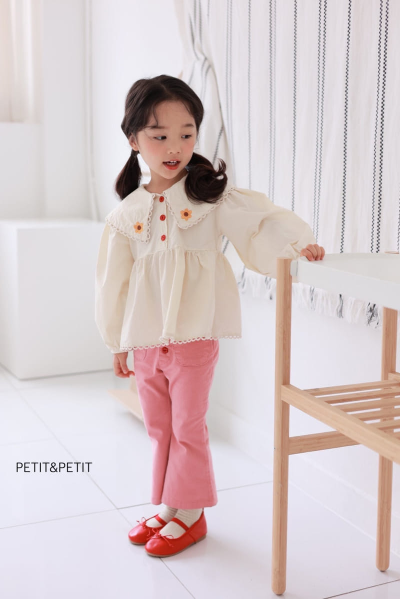 Petit & Petit - Korean Children Fashion - #fashionkids - Embrodiery Blouse - 4