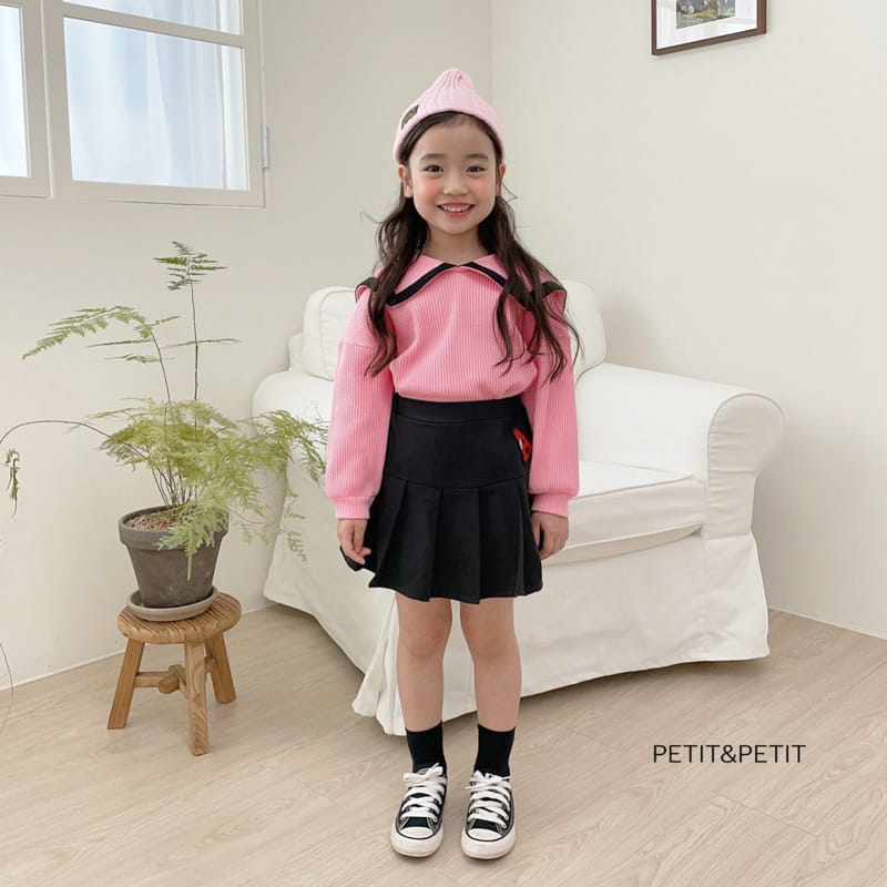 Petit & Petit - Korean Children Fashion - #kidsshorts - Waffle Sailor Tee - 10