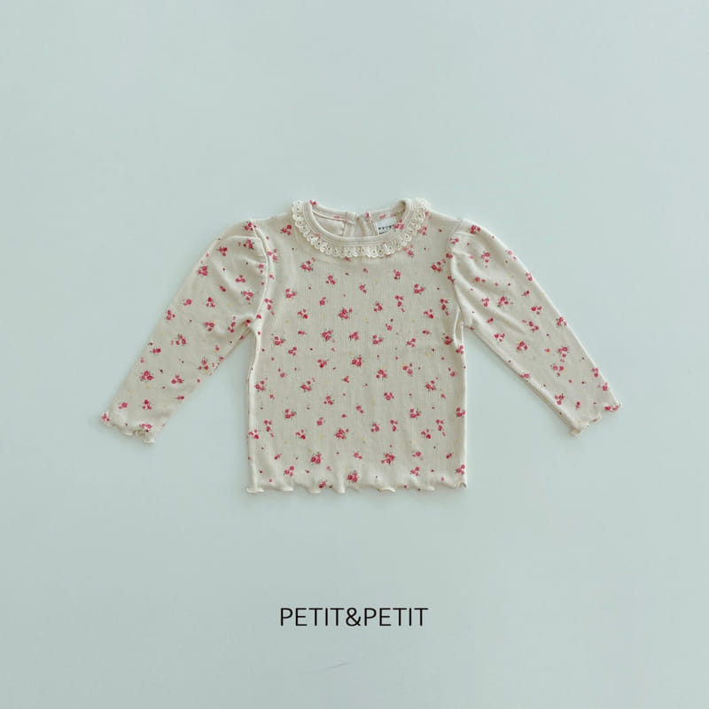 Petit & Petit - Korean Children Fashion - #kidsstore - Sugar Flower Lace Tee - 2