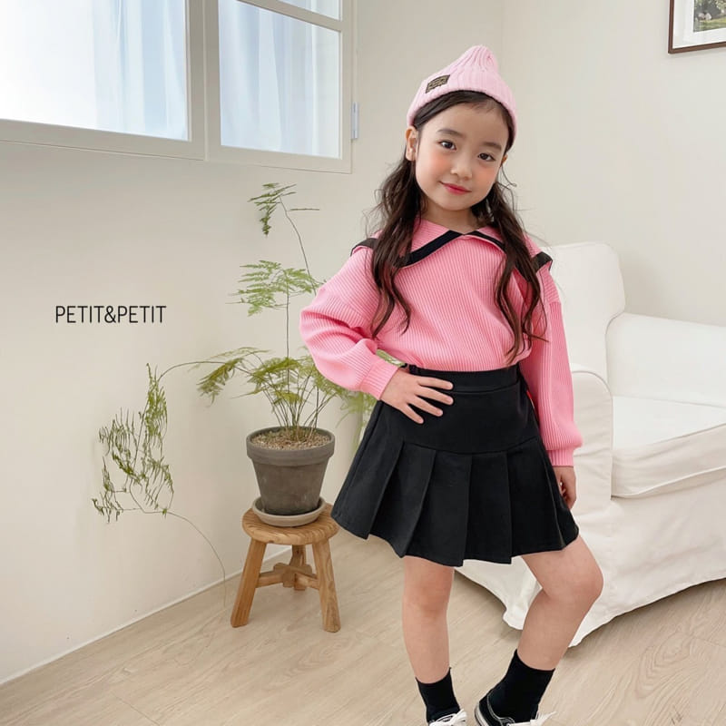 Petit & Petit - Korean Children Fashion - #kidsstore - Waffle Sailor Tee - 11