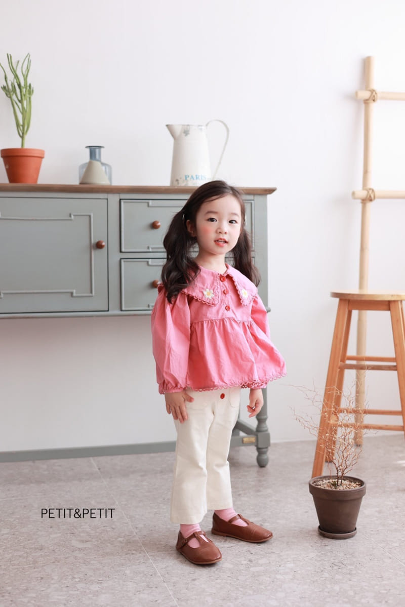 Petit & Petit - Korean Children Fashion - #kidzfashiontrend - Embrodiery Blouse - 6