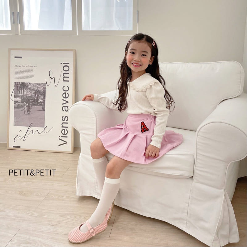 Petit & Petit - Korean Children Fashion - #kidzfashiontrend - Eyelet Blouse - 5