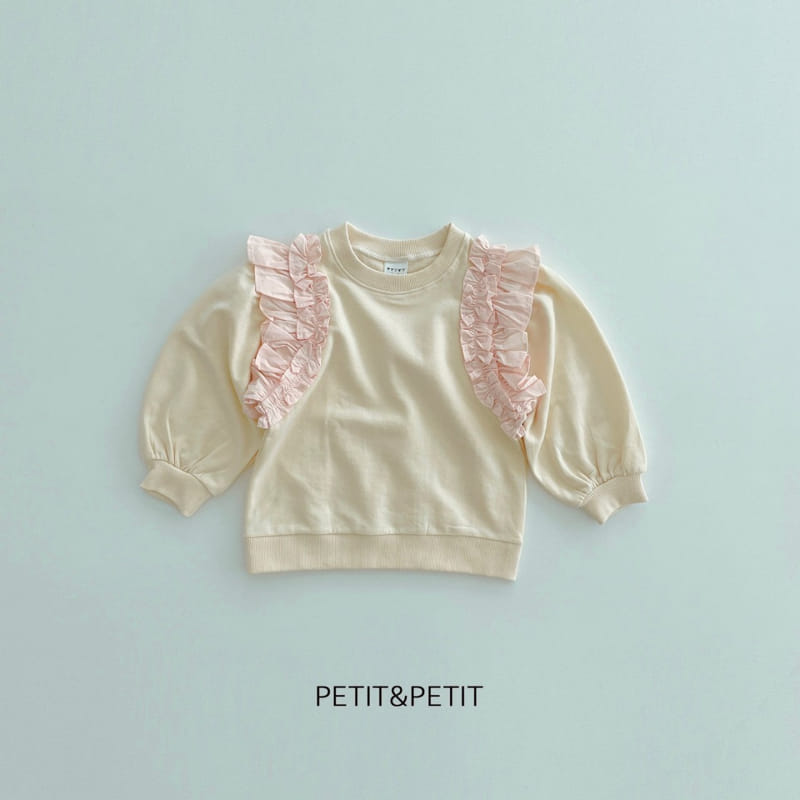 Petit & Petit - Korean Children Fashion - #kidzfashiontrend - Frill Sweatshirt - 2