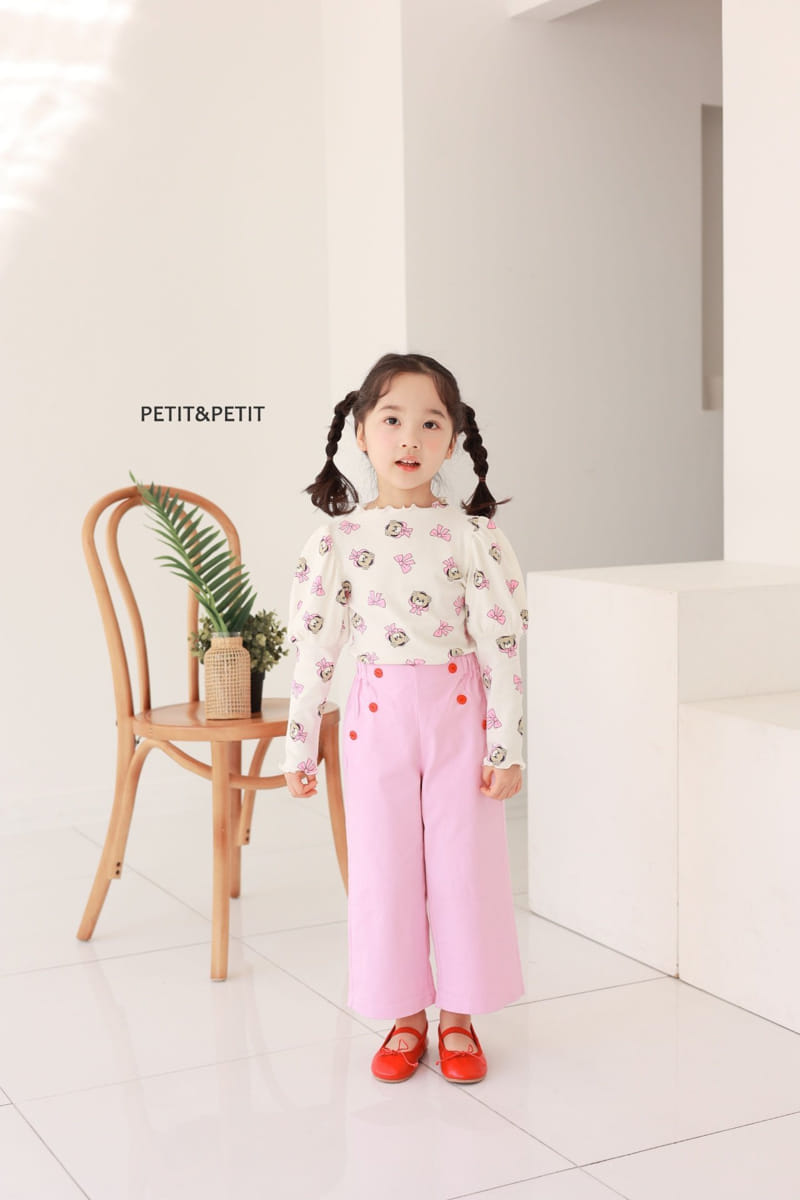 Petit & Petit - Korean Children Fashion - #kidzfashiontrend - Ribbon Bear Tee