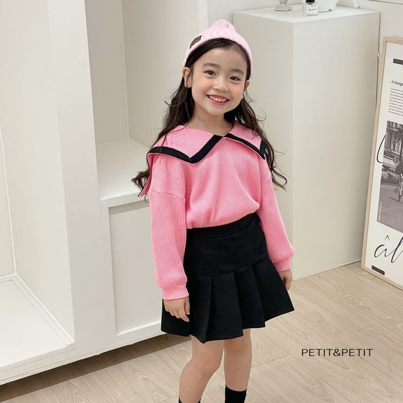 Petit & Petit - Korean Children Fashion - #kidzfashiontrend - Waffle Sailor Tee - 12