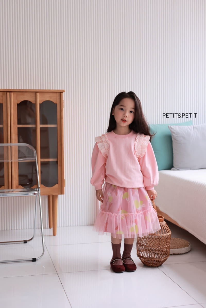 Petit & Petit - Korean Children Fashion - #Kfashion4kids - Frill Sweatshirt - 4