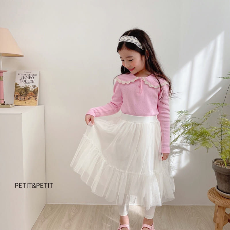 Petit & Petit - Korean Children Fashion - #magicofchildhood - Eyelet Blouse - 8