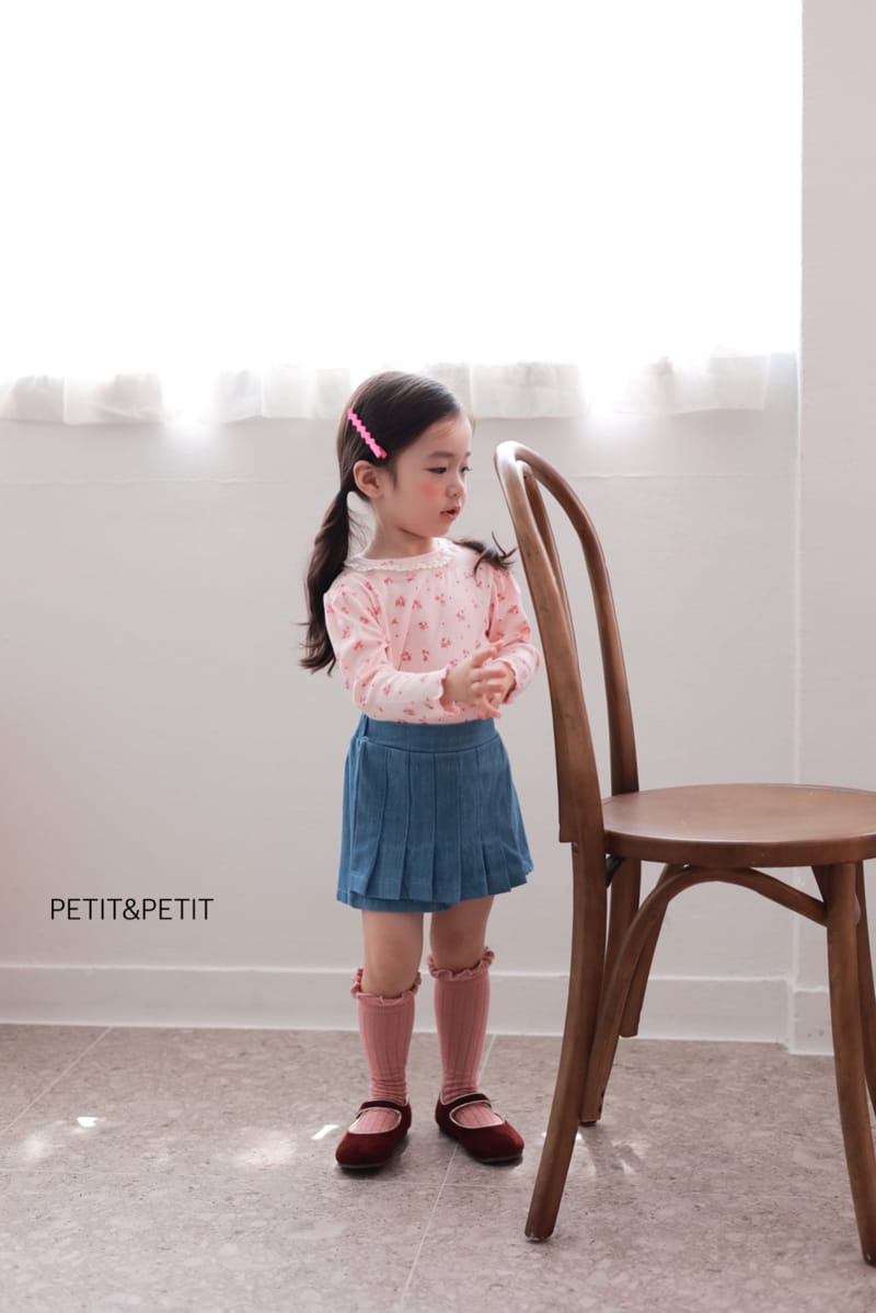 Petit & Petit - Korean Children Fashion - #magicofchildhood - Sugar Flower Lace Tee - 6