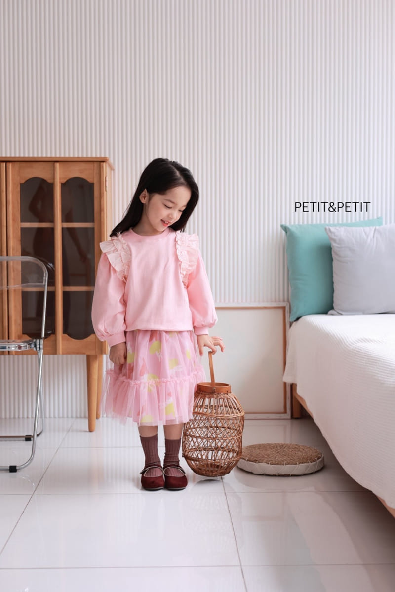 Petit & Petit - Korean Children Fashion - #magicofchildhood - Frill Sweatshirt - 5