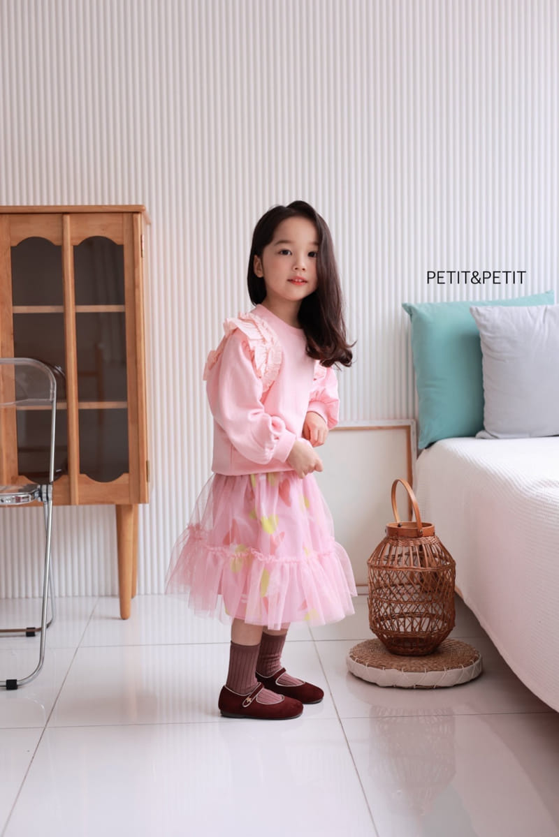 Petit & Petit - Korean Children Fashion - #minifashionista - Frill Sweatshirt - 6