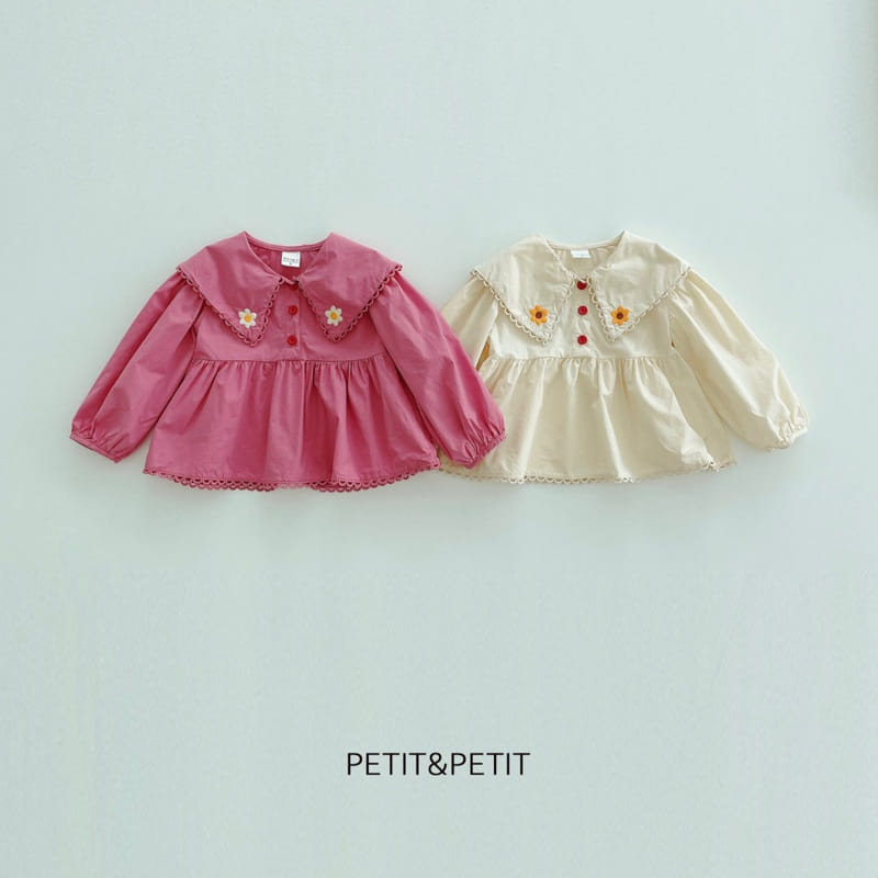 Petit & Petit - Korean Children Fashion - #prettylittlegirls - Embrodiery Blouse - 11