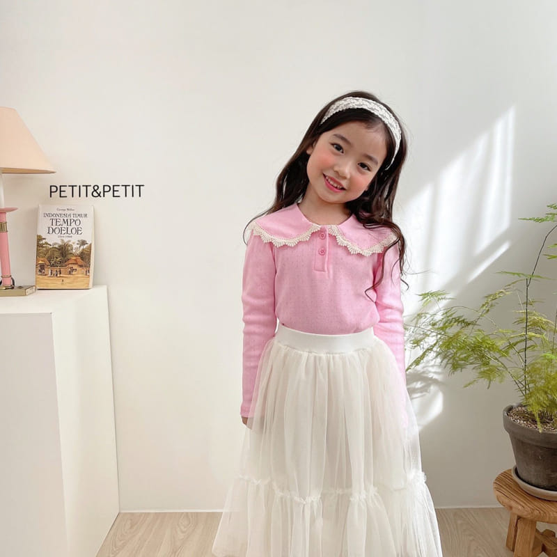 Petit & Petit - Korean Children Fashion - #prettylittlegirls - Eyelet Blouse - 10