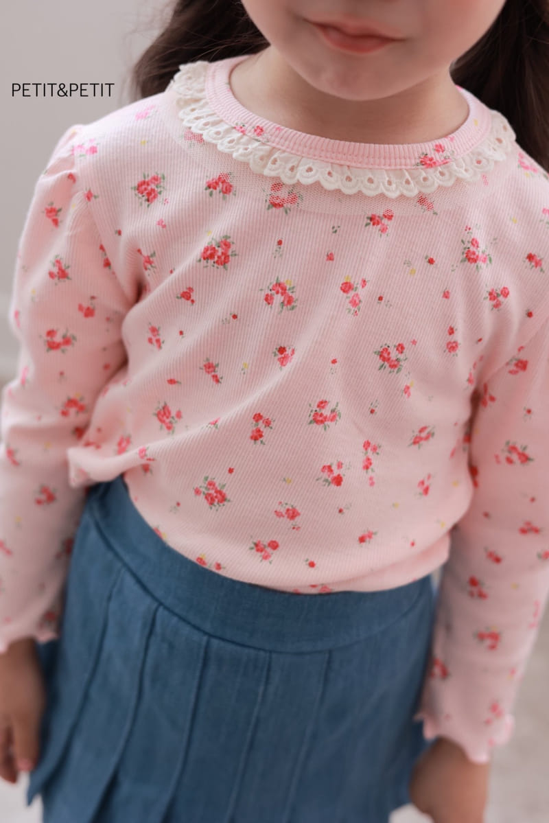 Petit & Petit - Korean Children Fashion - #prettylittlegirls - Sugar Flower Lace Tee - 8