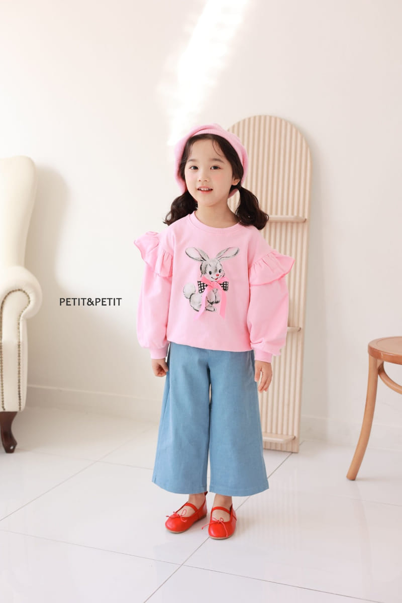 Petit & Petit - Korean Children Fashion - #prettylittlegirls - Ribbon Rabbit Swaetshirt - 5