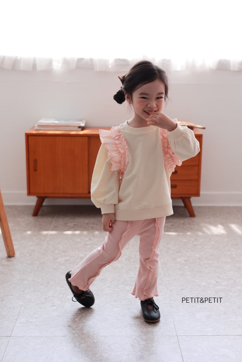 Petit & Petit - Korean Children Fashion - #stylishchildhood - Frill Sweatshirt - 10