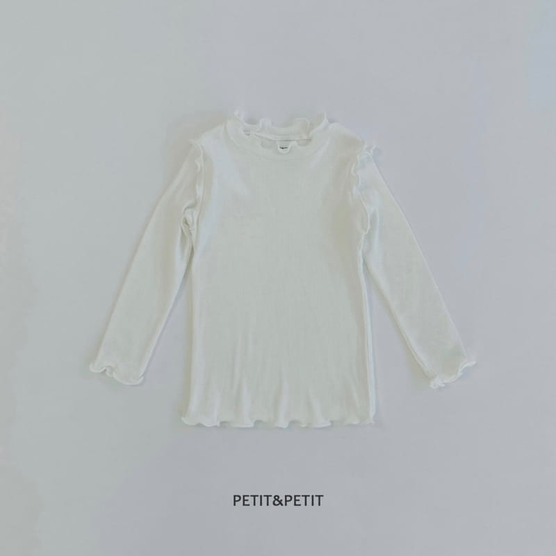 Petit & Petit - Korean Children Fashion - #stylishchildhood - Frill Terry Tee - 2