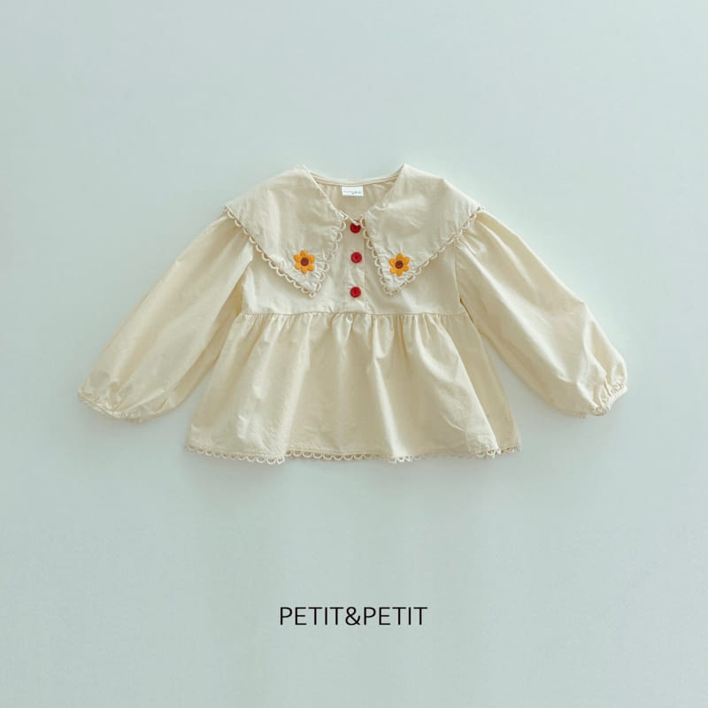 Petit & Petit - Korean Children Fashion - #todddlerfashion - Embrodiery Blouse - 12