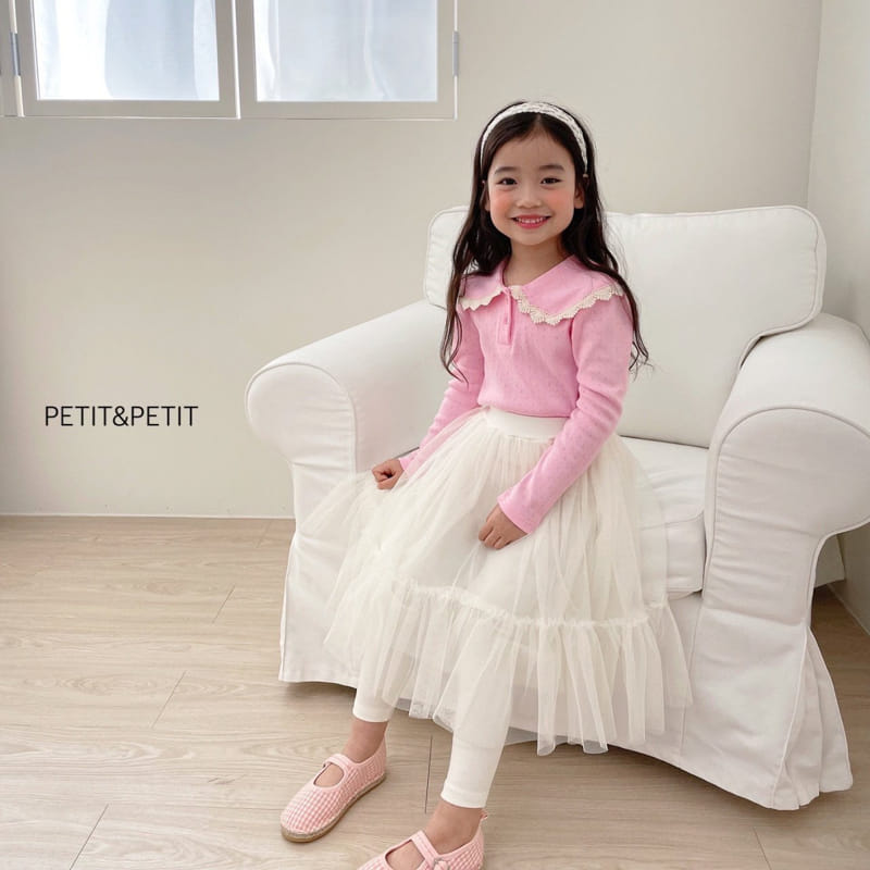 Petit & Petit - Korean Children Fashion - #todddlerfashion - Eyelet Blouse - 11