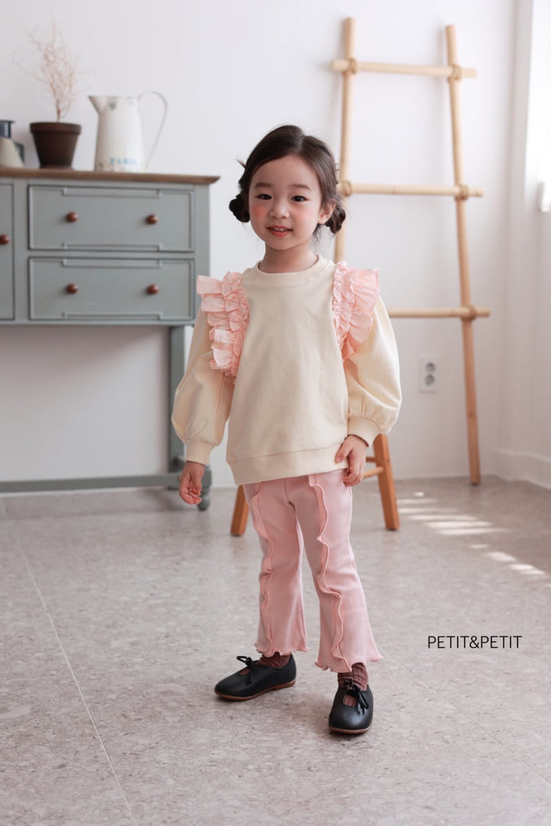 Petit & Petit - Korean Children Fashion - #todddlerfashion - Frill Sweatshirt - 8