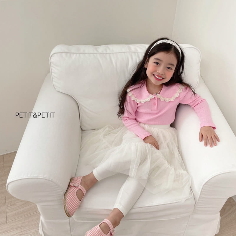 Petit & Petit - Korean Children Fashion - #toddlerclothing - Eyelet Blouse - 12