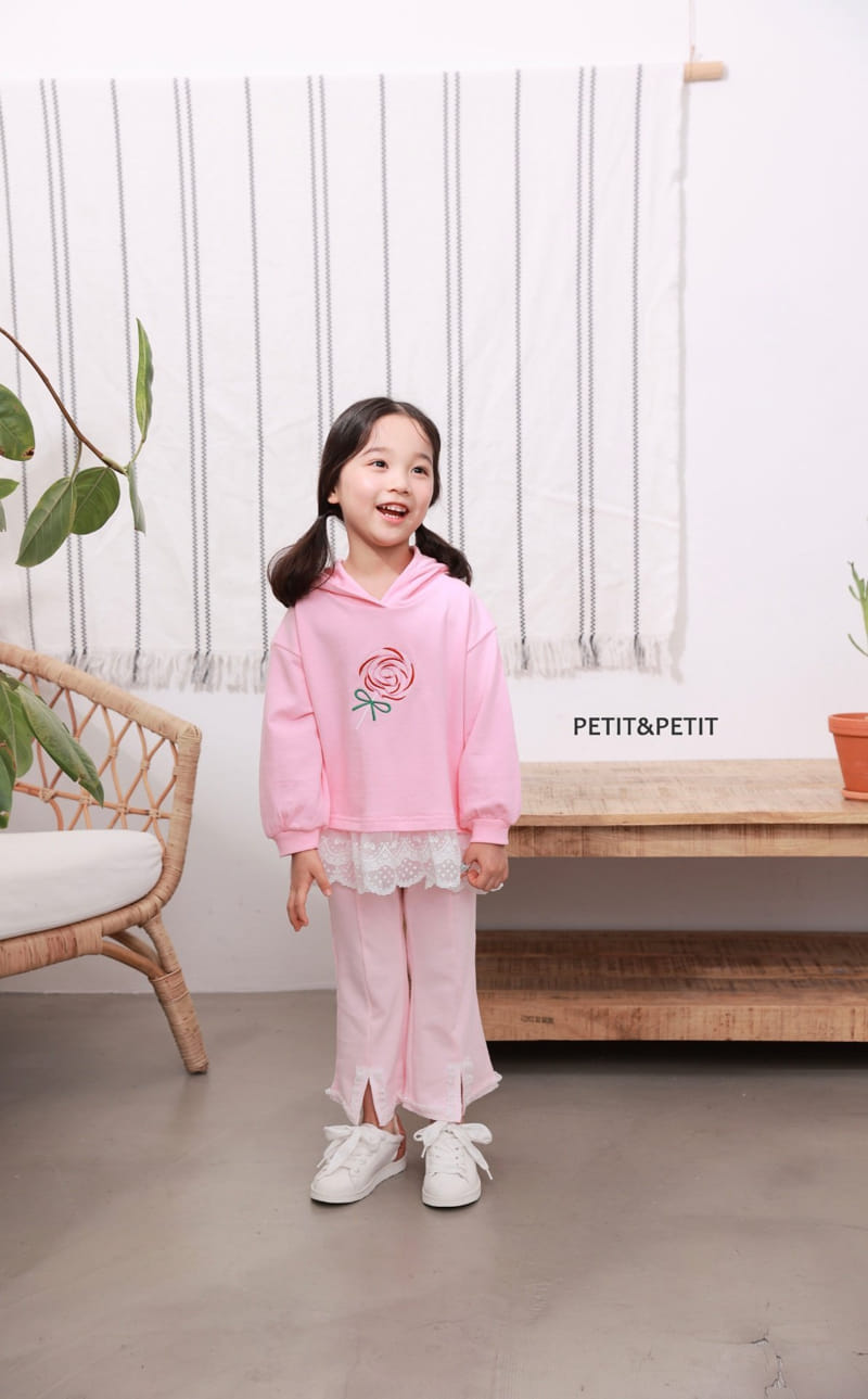 Petit & Petit - Korean Children Fashion - #toddlerclothing - Candy Lace Hoody - 6