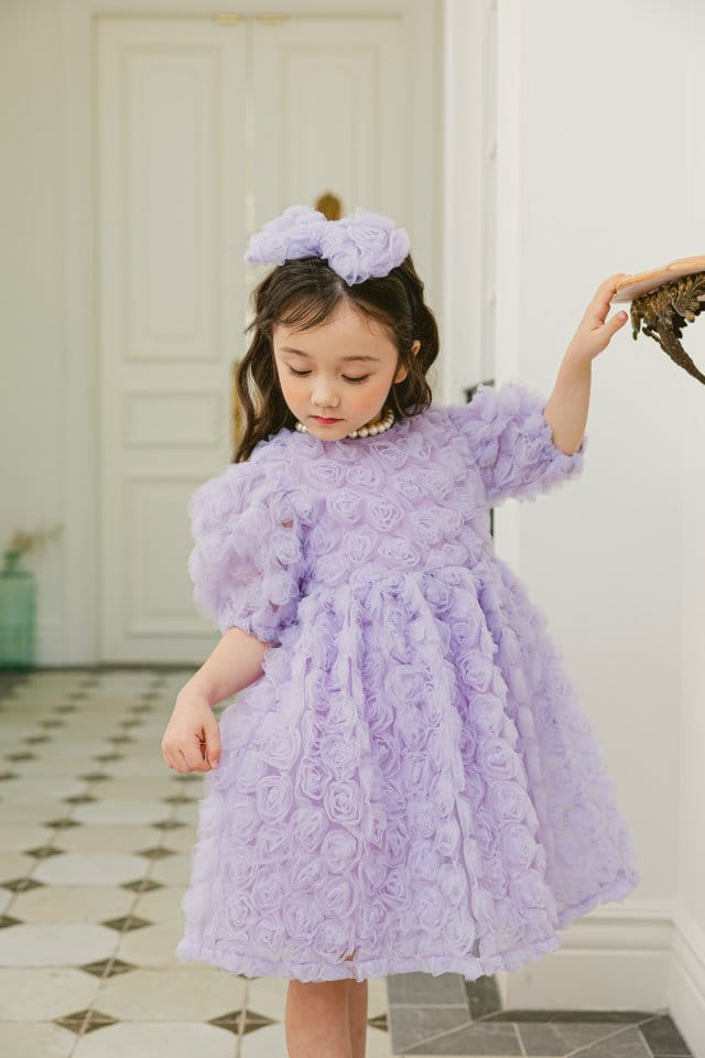 Pink Berry - Korean Children Fashion - #prettylittlegirls - Blossom One-piece with Hairband