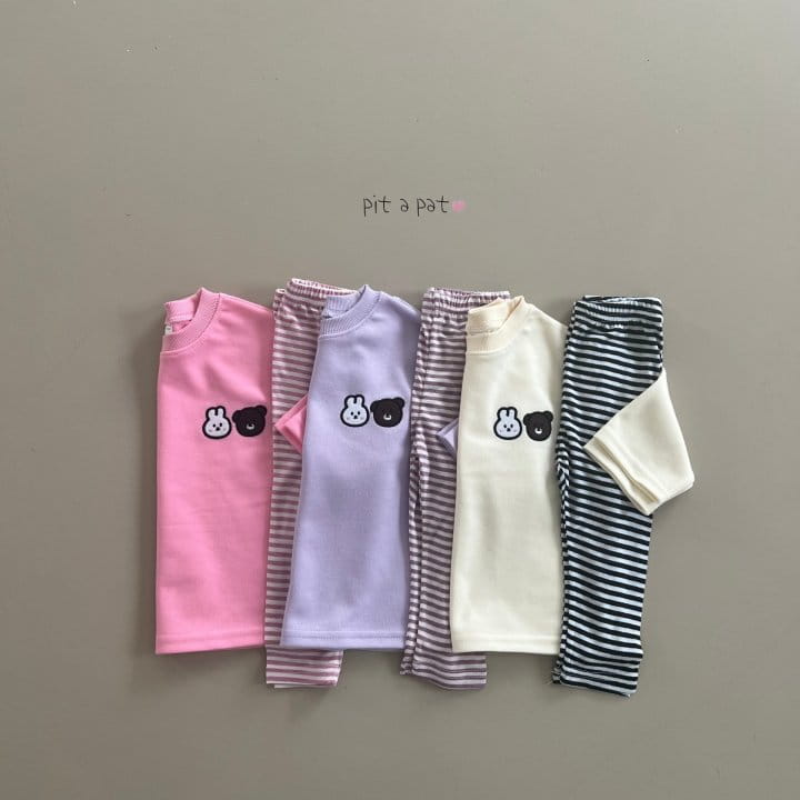 Pitapat - Korean Children Fashion - #childofig - Both Top Bottom Set - 2